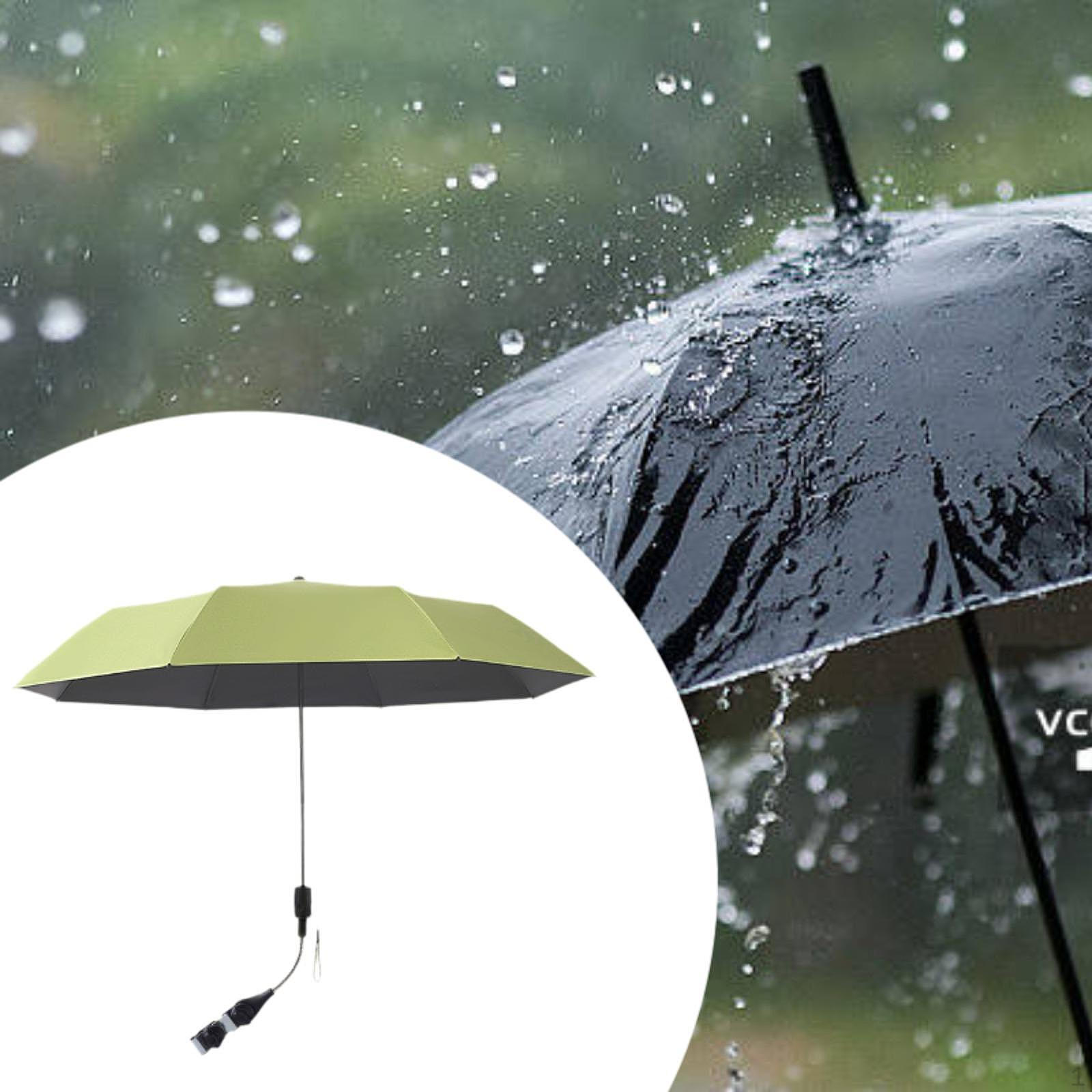 

Зонтик для детской коляски, зонтик для детской коляски, прочный, портативный, навес с регулируемым зажимом-фиксатором зелёный