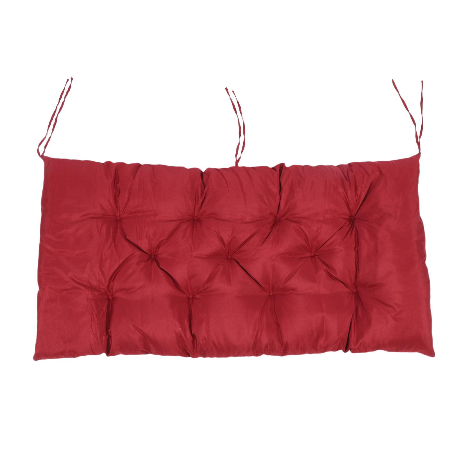 

Подушка для скамьи для помещений и улицы, противоскользящая, для кресла-качели, для садовой мебели, плетеная скамья 2 вино красного