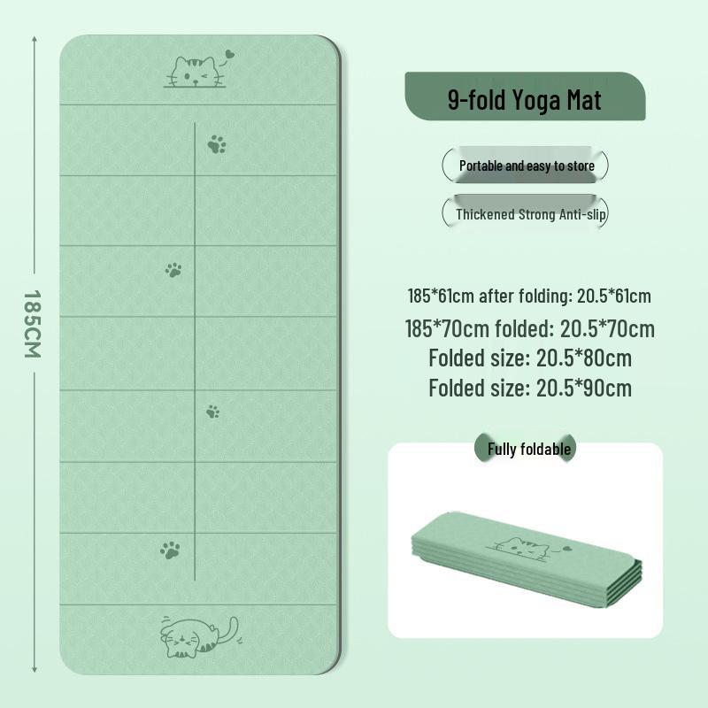 10% Off Foldable Non-Slip Yoga Mat - New Silent, Large-Size, Portable Nap Mat for Home Workouts