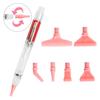 1 Set Drill Pen LED Light Rhinestone Painting Pen Set DIY Ergonomic Dotting Pen with Replacement Tips for Home
