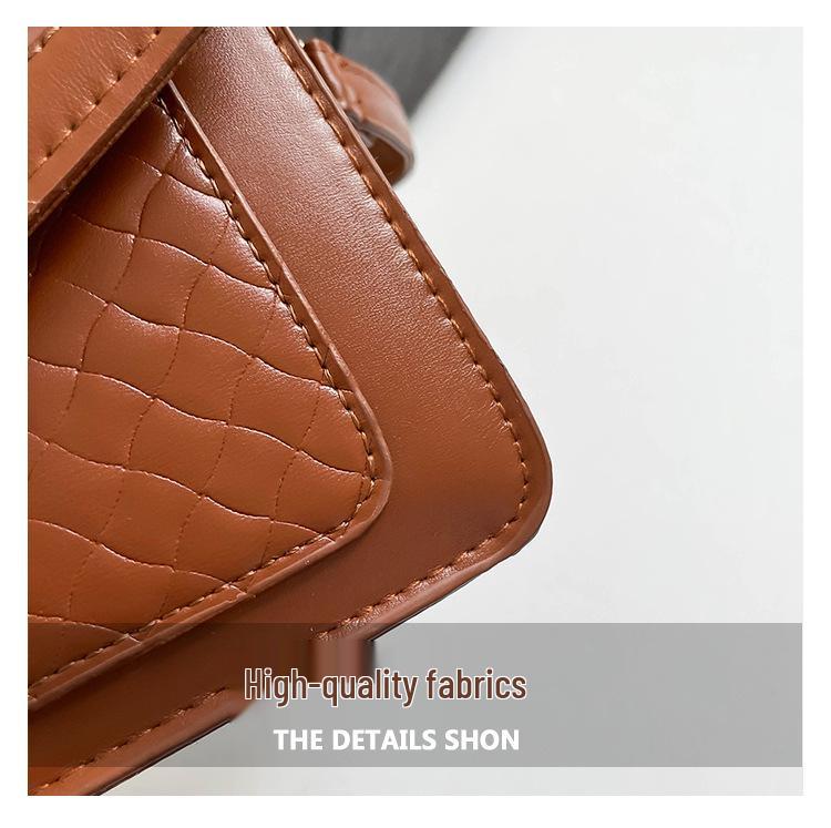 Minimalist Women's Square Handbag - 2025 Versatile Single Shoulder Crossbody Bag