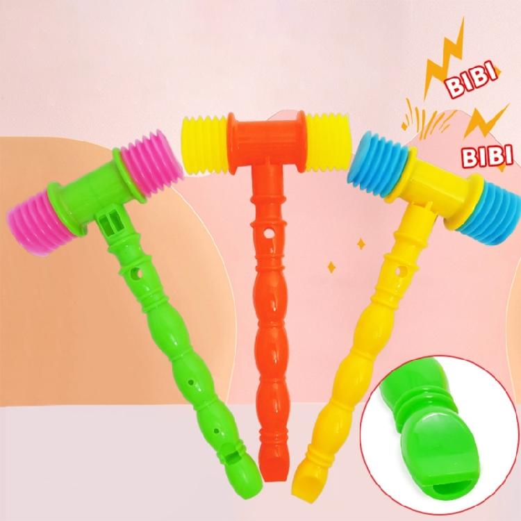 Interactive Squeaky Hammer Toy For Kids Sensory Toy Plastic Percussion Sounding Toy Nursery Room Decors