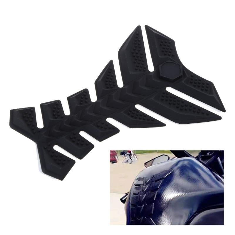 Motorbike Tank Sticker Fuel Oil Tank Pad Protector Cover Self Adhesive 3D Rubber Decal Motorbike Waterproof Sticker