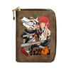 Chainsaw Man Zipper PU Wallet Short Multiple Card Slots Purse