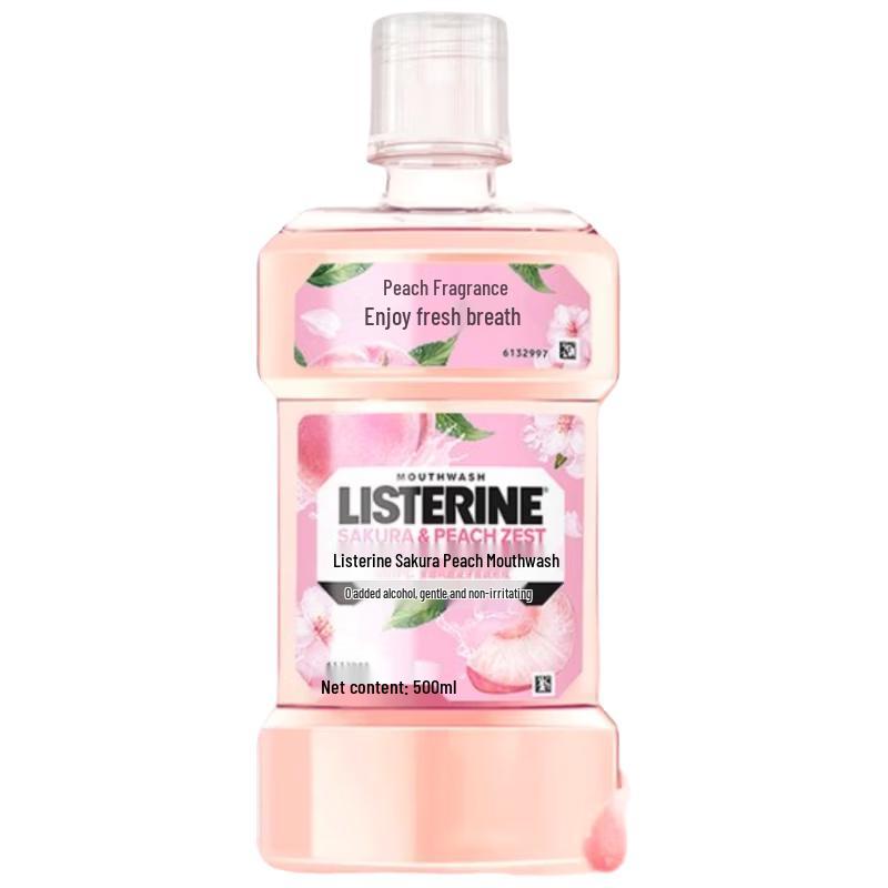 Listerine Cherry Blossom Peach Mouthwash 500ml