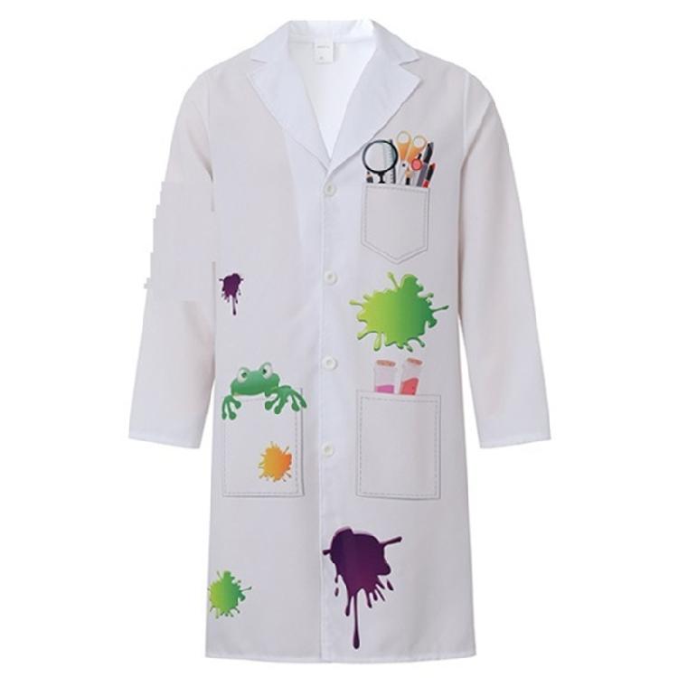 Mad Scientist Outfit Mad Scientist Costume Accessories Lab Coat Gloves Glasses Frames Necktie Halloween Dressing Up Set