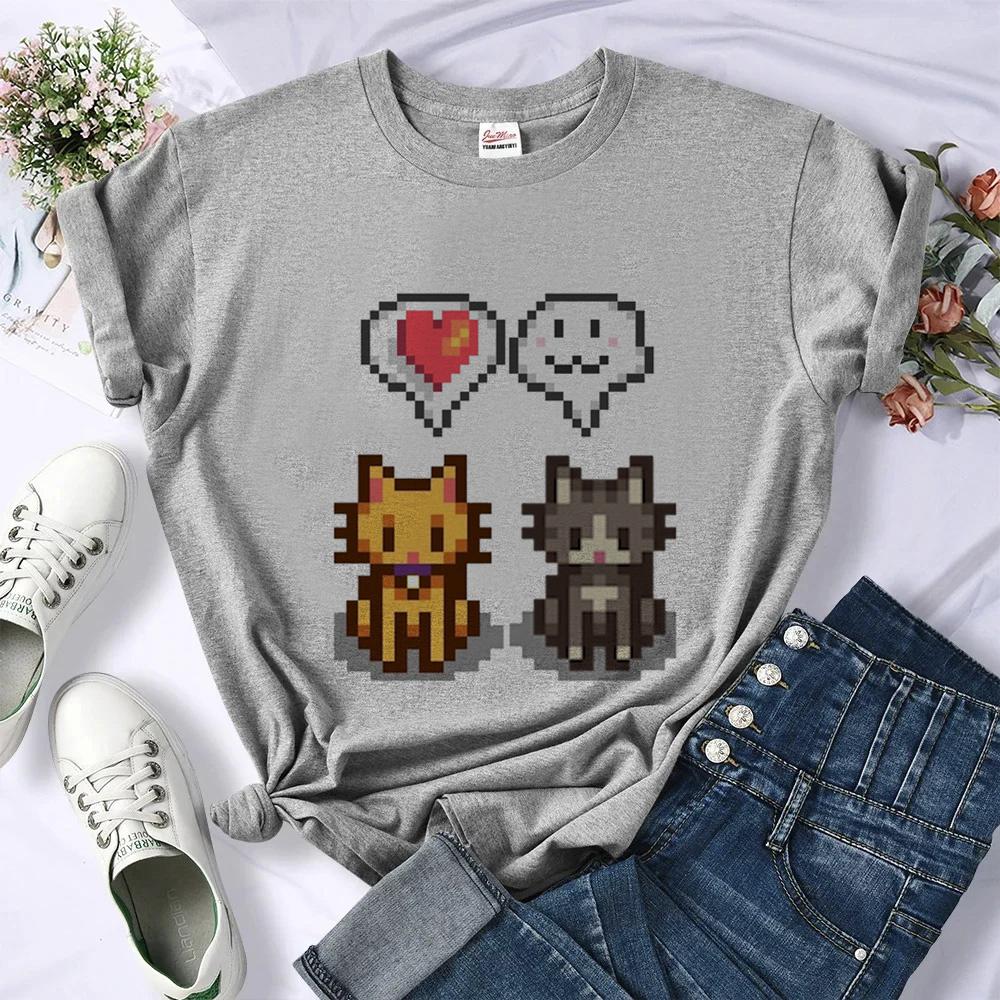 Stardew Valley Tshirt Shoujo 80s Clearance Sales Scene Cutecore Top Tees Kawaii Scene Harajuku Gothic Aesthetic
