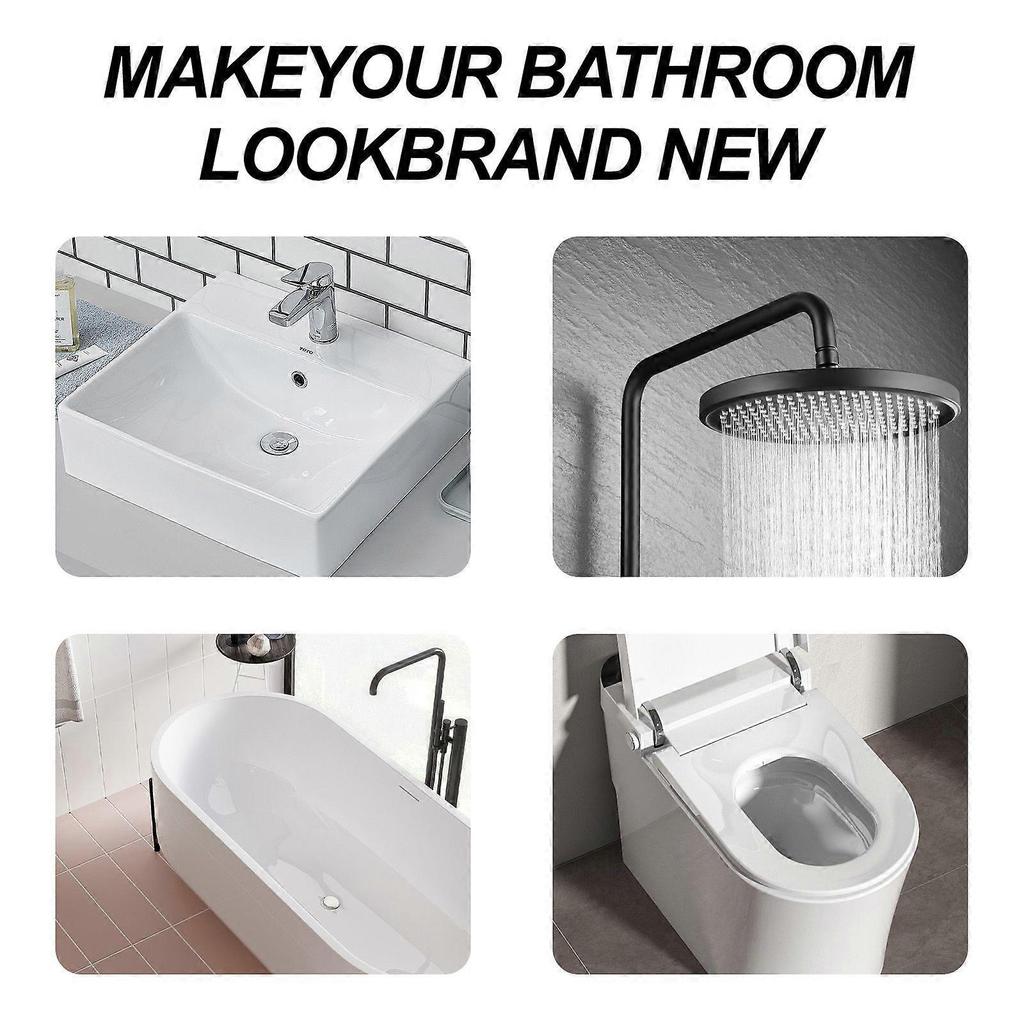 Limited time!!Jakehoe Bathroom Foam Cleaner Toilet, Bathtub, Sink, And Tile Stain And Scale Removal Spray