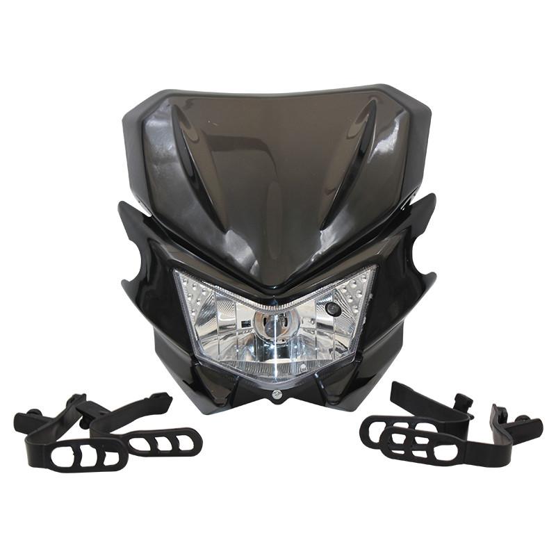 Motorcycle Motocross Headlight Plate for Kawasaki Klx250 KLX 150 450 Universal Headlamp Dirt Bike Headlights Accessories Enduro
