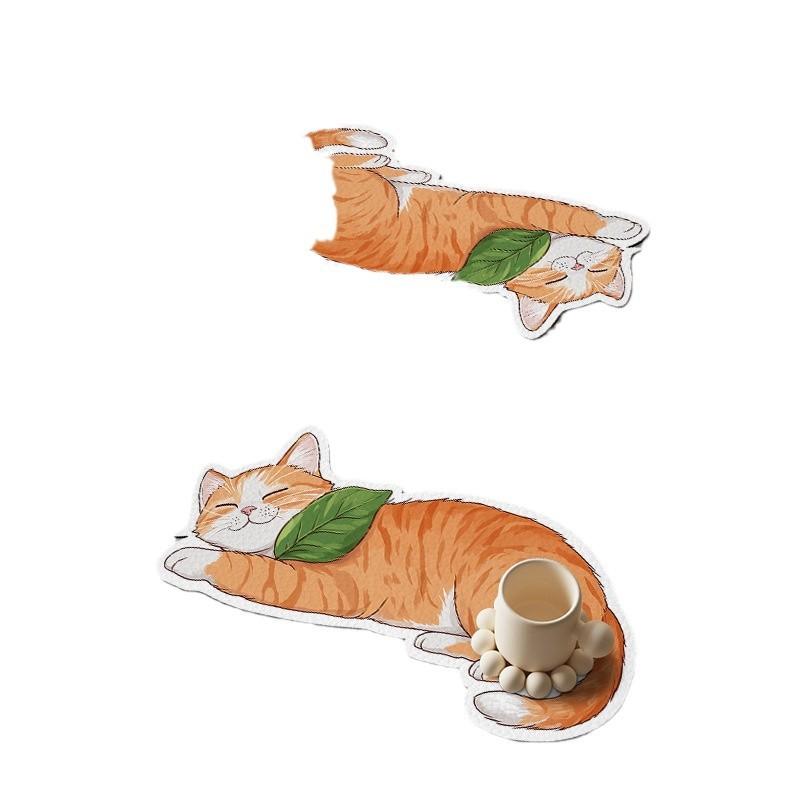 Kitchen Drain Mat Sink Cutlery Quick-drying Absorbent Mat Table Table Non-slip Mat Insulated Moisture-proof Coaster