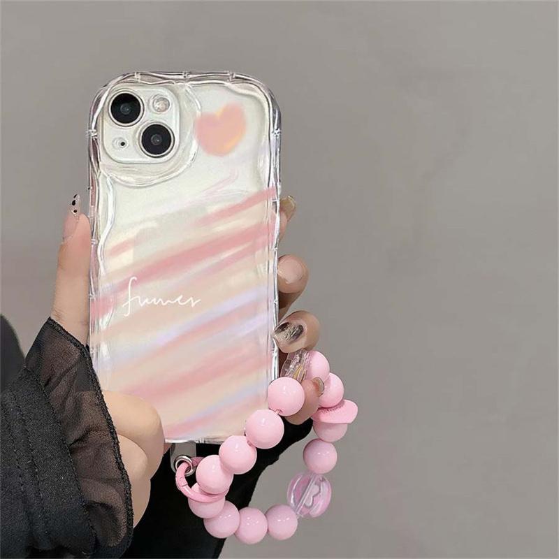 Love Heart Bracelet Case for Samsung Galaxy A55 A54 A15 A35 A24 A14 A34 A25 A53 A33 A32 A52 S24 Ultra S22 S21 Plus S20 S23 FE