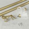 Umbra TUTU 21017244240 Telescopic Curtain Width Pole, Gold, 107-305cm