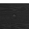 Nightstand Black Oak Effect 40 x 42 x 55 cm Wood Based Material