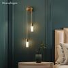 Modern Led Wall Lamps Bedroom Bedside Interior Wall Light Living Room Background Wall Corridor Gold Wall Sconce Indoor  Lighting
