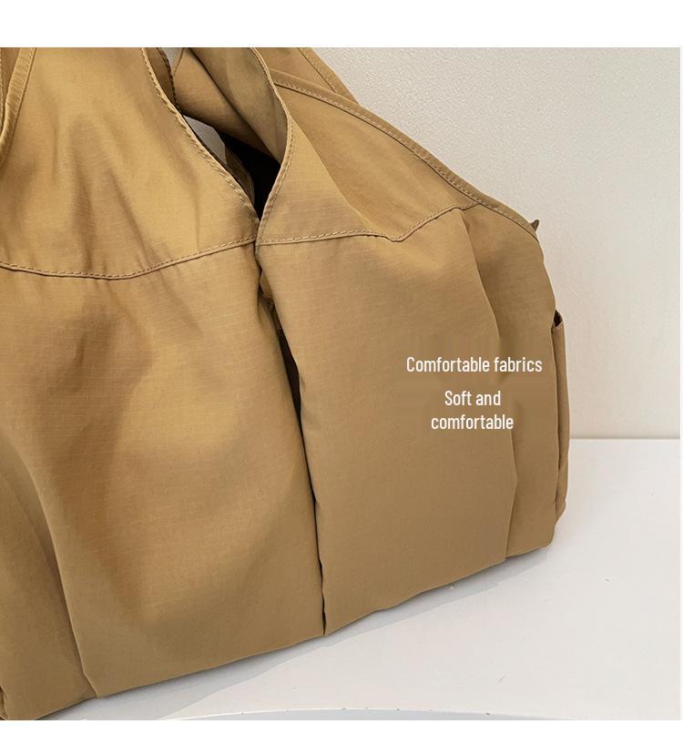 Nylon Large Capacity Multi-Pocket Gym & Travel Bag - Japanese Style Casual Shoulder Bag for Moms