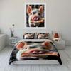 Piglet Holding Bacon Printed Duvet Cover Set1 Duvet Cover+2 Pillowcasemulti Size Bedroom Bedding Decor Machine Washable