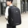 Schoolbag Men's Backpack, Outdoor Leisure Travel Backpack, Large Capacity Student Backpack, Multifunctional Textured Simple Laptop Bag
