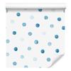 Blue Dots Watercolor Style Wallpaper 50x1000
