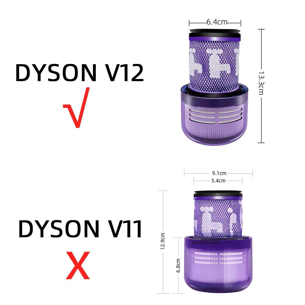 Washable hepa air filter for dyson v12 absolute detect slim vacuum cleaner