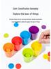 Color Sorting Stacking Cups - Logic & Concentration Game for Kids