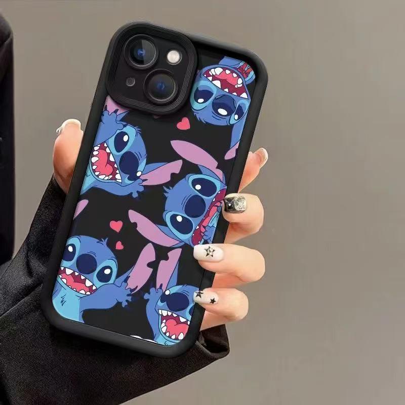 

Stitch Anime iPhone Case for Models 17/16 Pro/15 Pro Max/14/13/11/8/7 iPhone 11 Pro