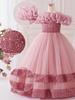 European & American Style Flower Girl Princess Dress - Puffy Skirt for Wedding & Piano Performance