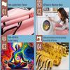 Yoga Meditation Tapestry  Colorful Space Wall Art Spiritual MandalaBeach Blanket for Living Room Dorm Bedroom Home Decor
