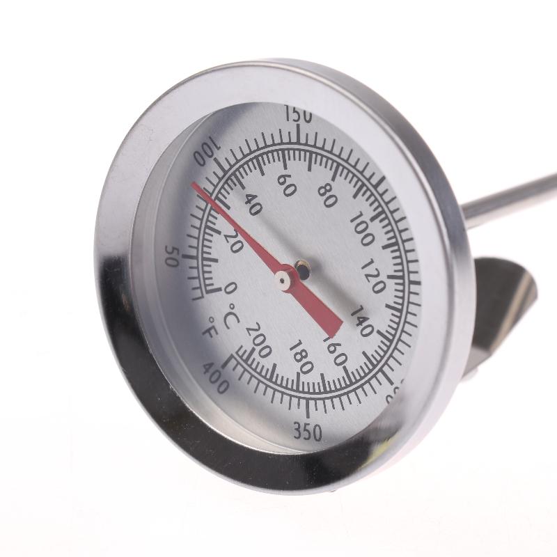 Household Oil Thermometer Cooking Temperature Meter Stainless Steel Probe Thermometer Milk Coffee Food Meat Gauge Kitchen Tool