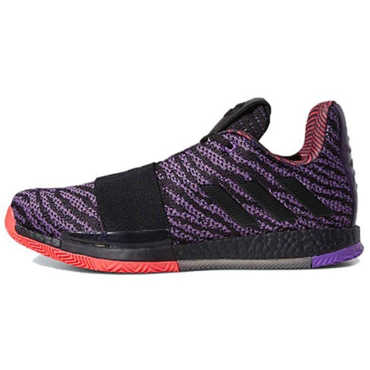 

Adidas Харден Том. 3 фиолетовые мужские кроссовки черные EE3959