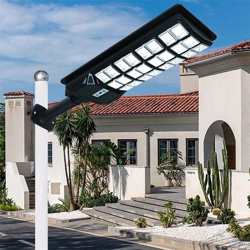 High Power Burst Bright Solar Lights Outdoor Garden Lights Home Outdoor Human Sensor LED Street Lights Waterproof Lightning Protection Street Lights