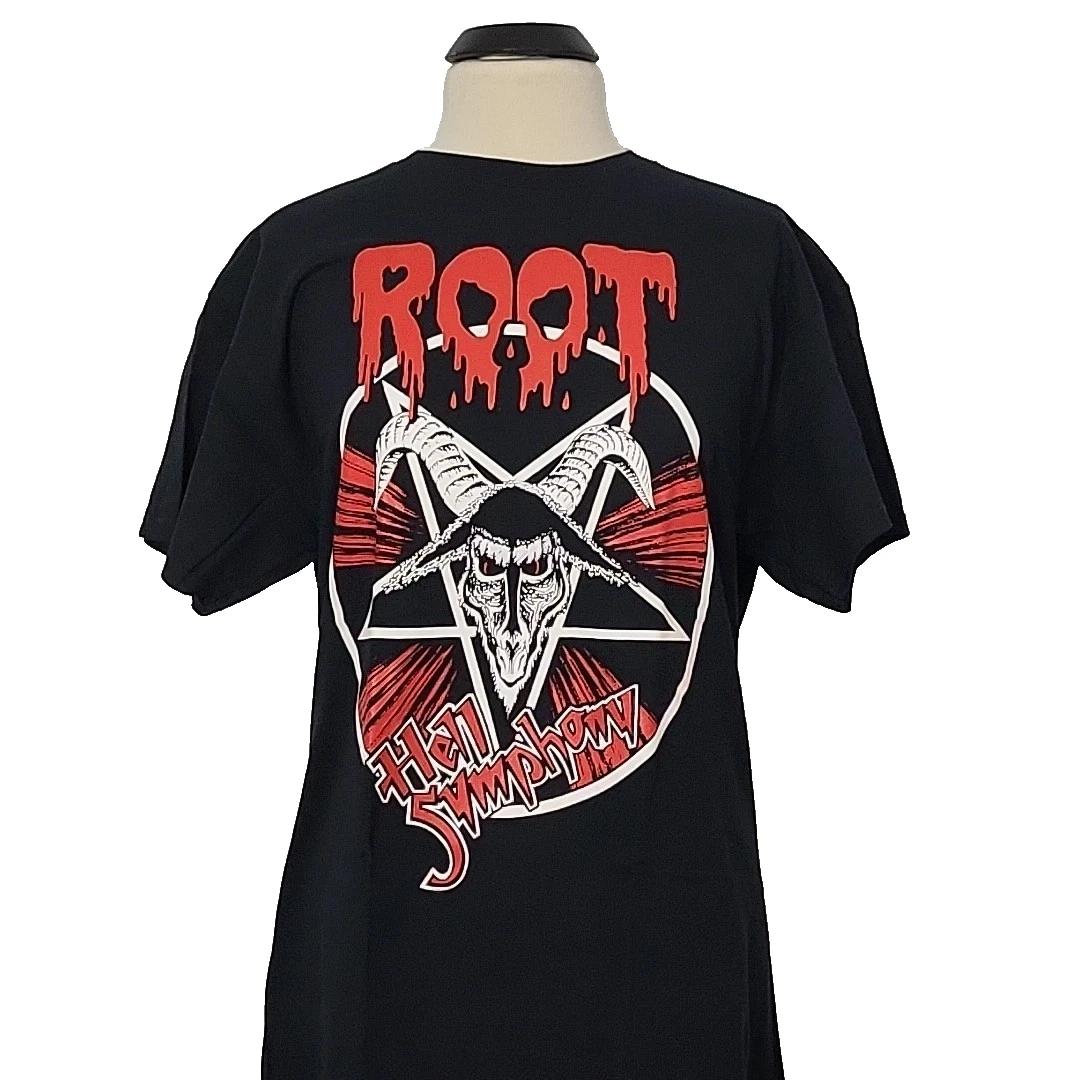 ROOT Hell Symphony L LARGE T-Shirt Black Mens Band Logo 4XL