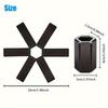 2/4pcs Advanced folding pot holder triangle pad - heat-resistant, anti slip, expandable bracket, easy to store