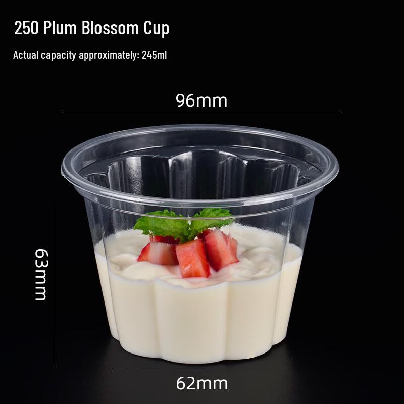 Disposable Dessert Cups, Lids & Spoons