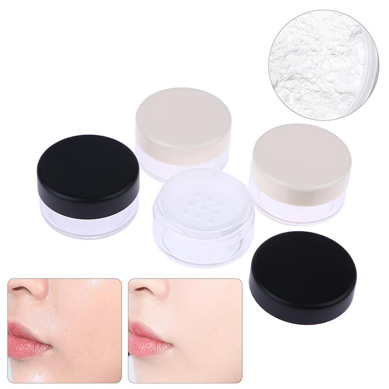 2g Handheld Empty Pot With Sieve Cosmetic Travel Makeup Jar Sifter Container Refillable Powder Empty Box Portable Plastic Box