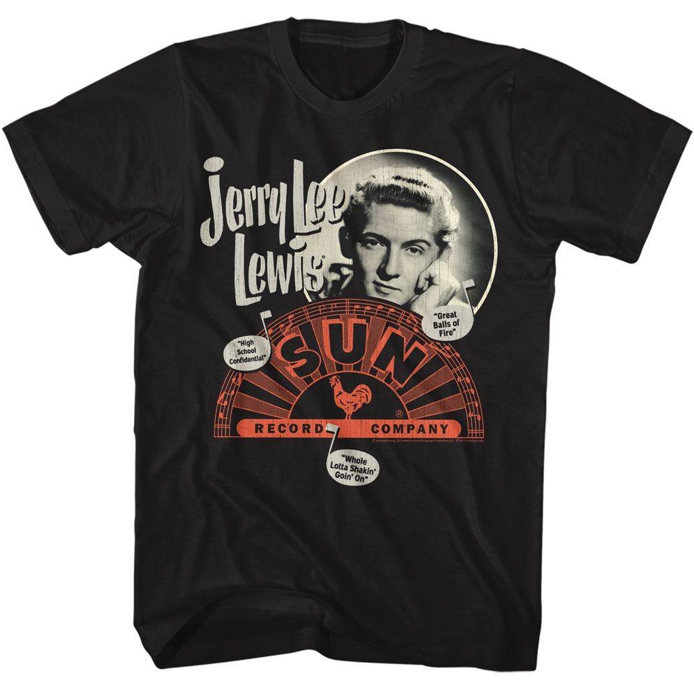 

Jerry Lee Lewis Music Note Song Titles Music Shirt 4XL
