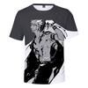 Jujutsu Kaisen Gojo Satoru T-Shirt for Anime Fans, Stylish Cartoon Tops, Comfortable Polyester Fabric, Casual Daily Wear Streetwear Clothes