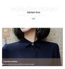 Women's Professional Short Sleeve Chiffon Shirt - Summer Formal Wear