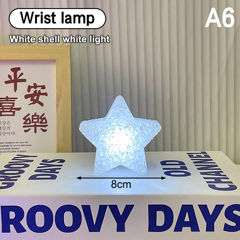 Stern Handheld LED Licht Kunststoff Sternförmiges Nachtlicht Anti-Rutsch Band Licht Lampe Für Tanzaufführung Bühne Foto Requisite