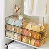 Drawer Type Underwear Storage Box Household Transparent Wardrobe Compartments for Bra Underwear Socks Organizer Home Storage