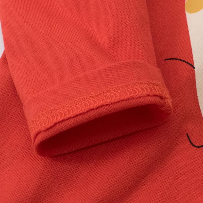 Cute Girls' Long-Sleeved T-shirt Children's Bottoming Shirt Cartoon Cotton Top