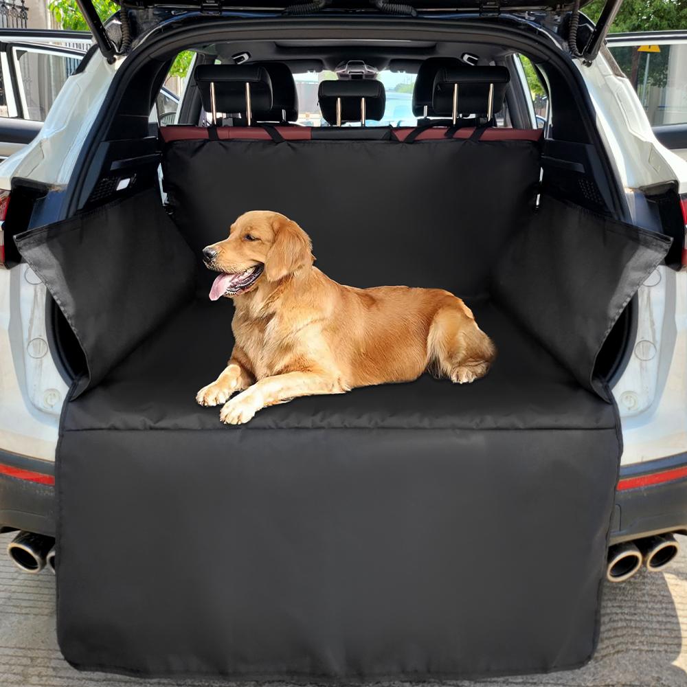 Coprisedile per Auto Impermeabile in Tessuto Oxford per Cani Trasportino da Viaggio per Animali Tappetino per Bagagliaio Auto Rivestimento per Bagagliaio SUV per Cani