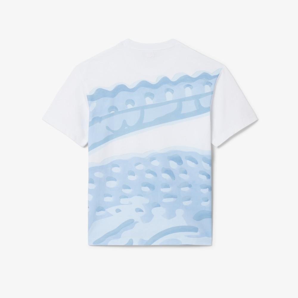 Lacoste Men's All-Over Crocodile Graphic Short-Sleeve T-Shirt TH1997-56G001