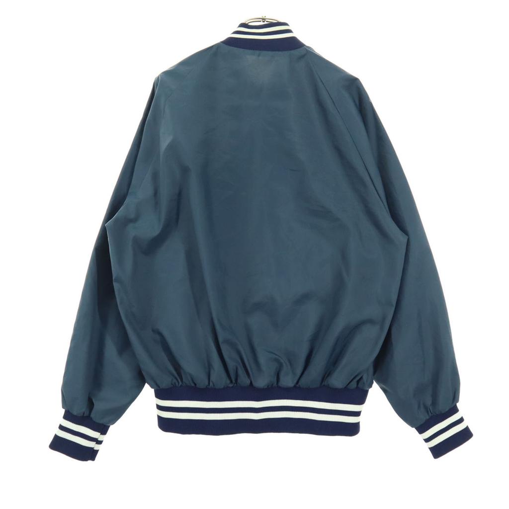 SPORTS MASTER 70s Vintage Long Sleeve Nylon Stajan L Navy Men's Used