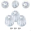 Shower Knob Replacement Handle Crown Shaped Water Saving Temperature Control Bathroom