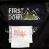 FIRSTDOWN Logo embroidery reversible Down jacket LL tea Men's Used