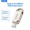 Unitatea flash ultra mini Tyne-c la USB 2.0 este redată compatibilă cu dispozitive electronice precum computere și telefoane