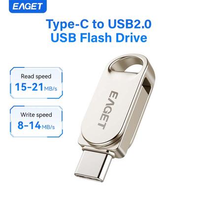 Ultra Mini Tyne-c To USB 2.0 Flash Drive Play Compatible with Electronic Devices Such As Computers and Phones