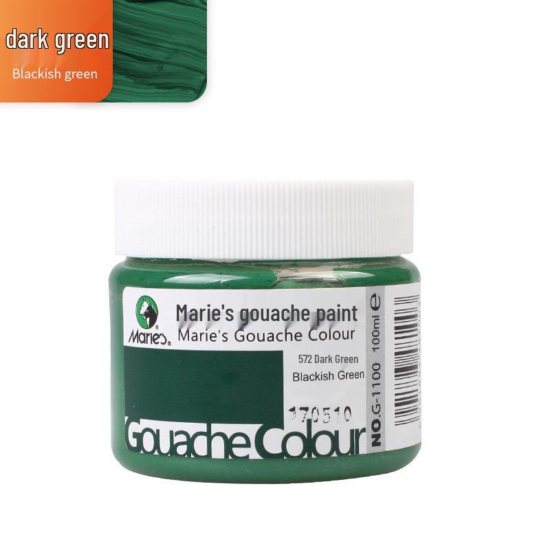 Mali Afwasbare Gouache Verf 100ml - Handgeschilderde Kleuren voor Kinderen en Studenten