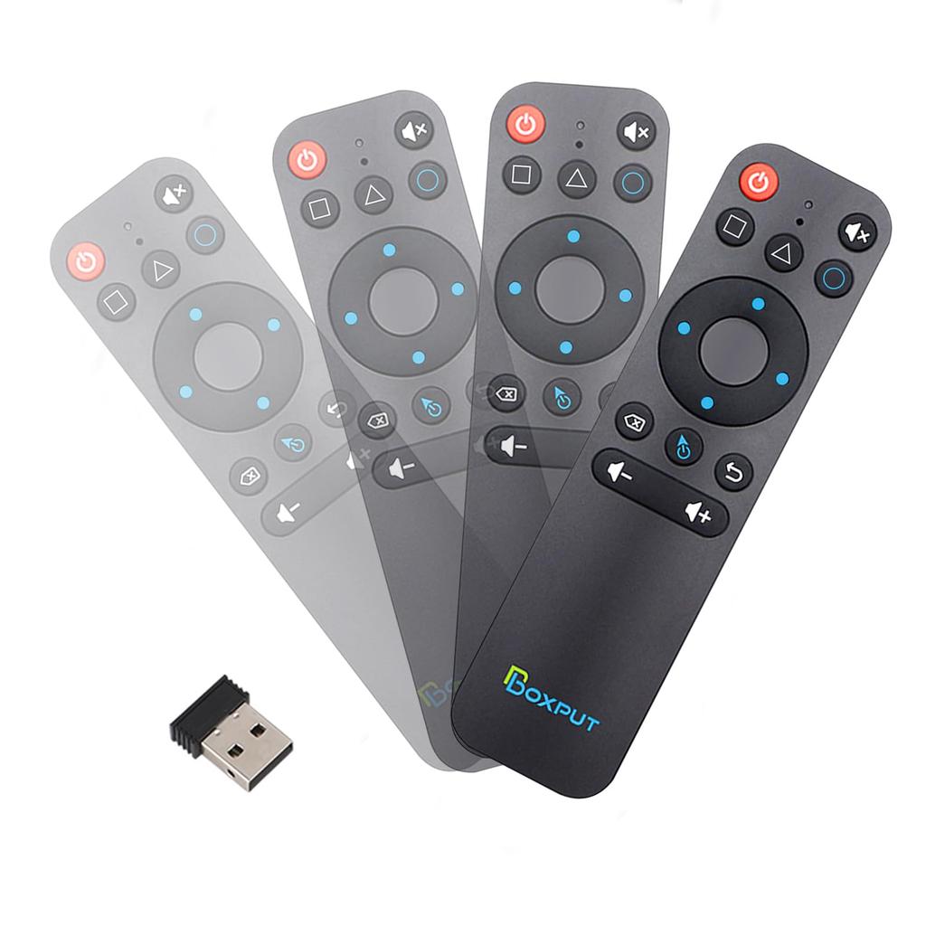 BOXPUT BPR 1 S Plus Aerial Mouse Remote Control Radio Frequency Remote Control BT Voice Remote Control with Infrared Learning Gyro USB Applicable to