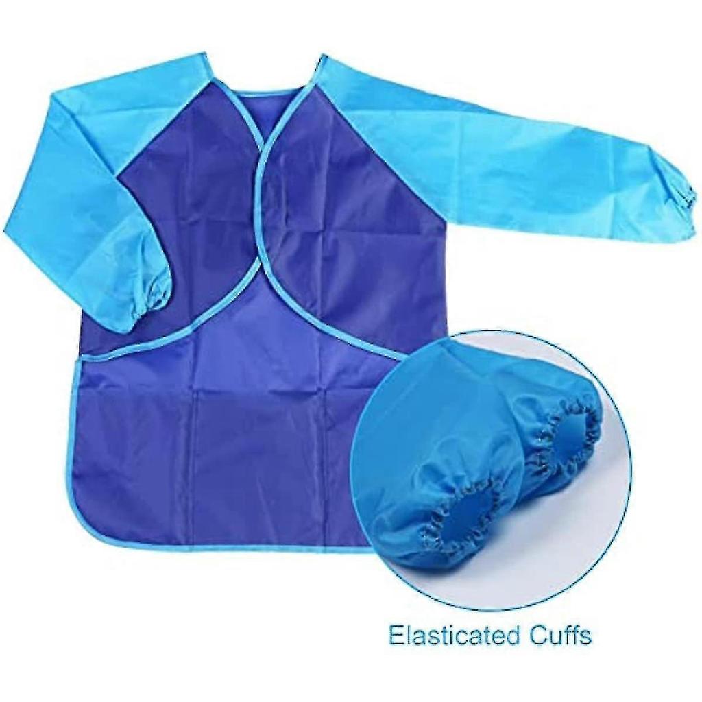 Painting Apron Nylon, Waterproof Painting Apron With Sleeves, Children's Craft Apron For Kids 7 To 12 Years